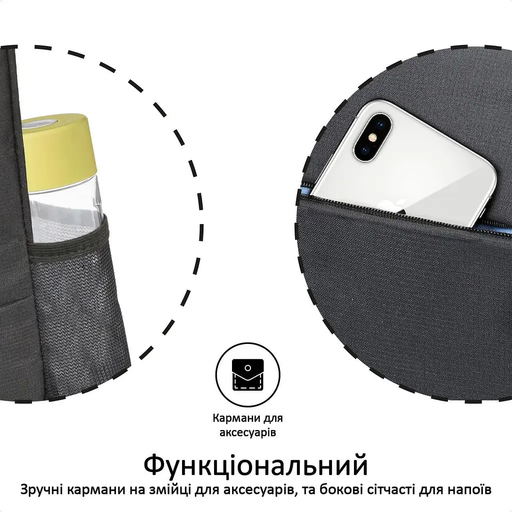 Рюкзак для ноутбука Promate 15.6 (alpha-bp.black) - фото 5