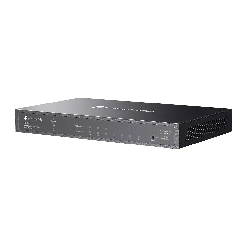 Комутатор мережевий TP-Link SG2008P - фото 4