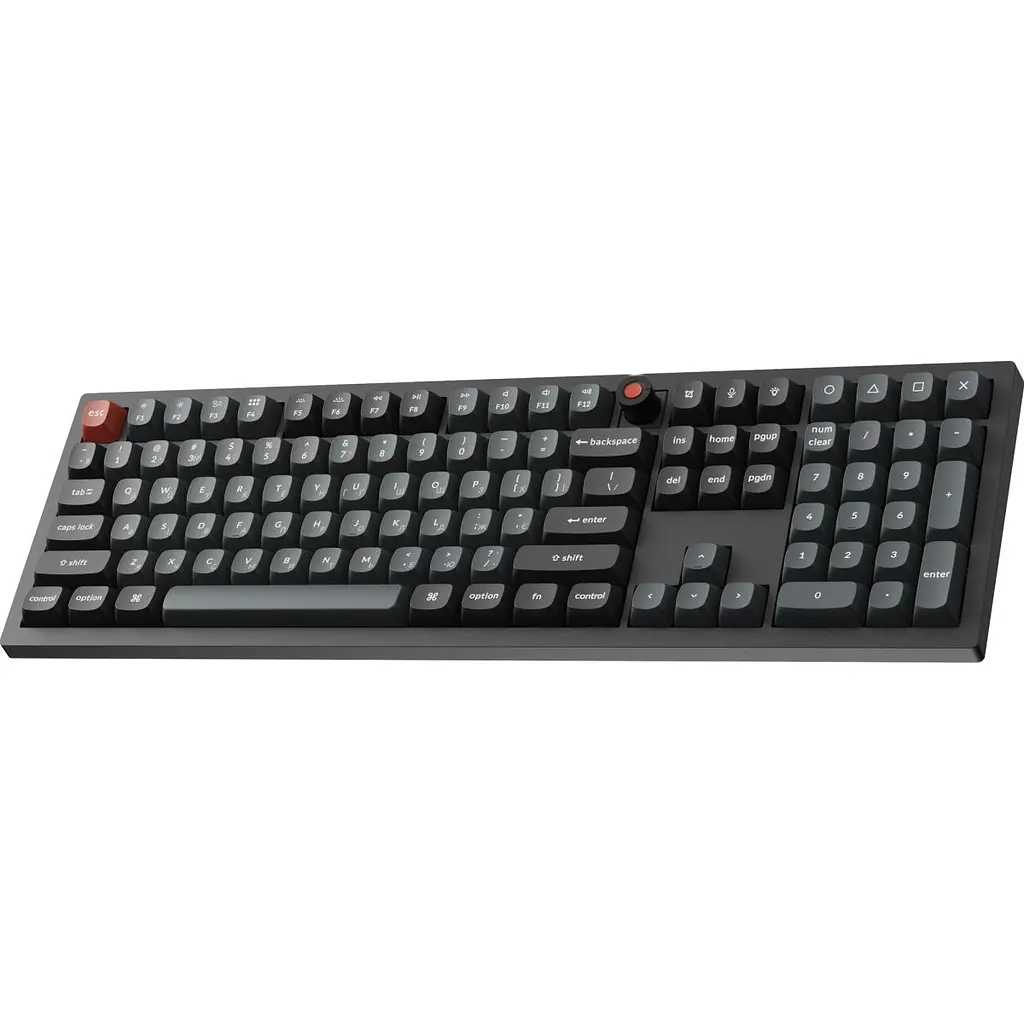 Клавіатура Keychron V6 8K Keychron Super Red Switch RGB USB UA Black (V6W-D1-UA) [168149] - фото 4