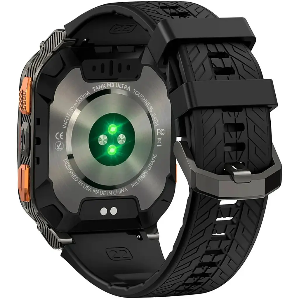 Смарт-годинник тактичний Kospet Tank M3 ULTRA Black (KTM0003UB) - фото 4