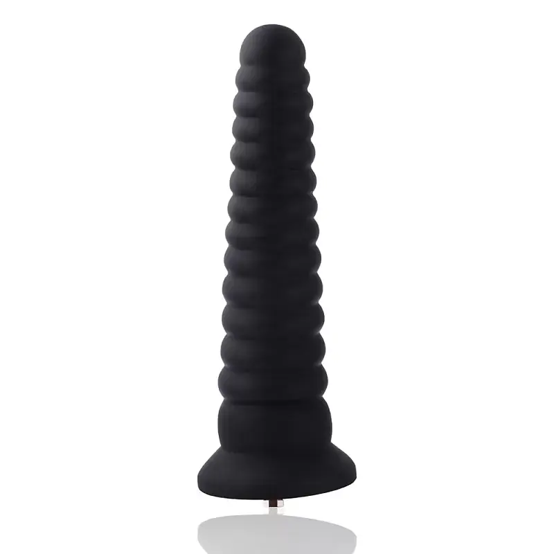 Анальный дилдо в форме башни для секс-машин Hismith Tower shape Anal Toy, система KlicLok - фото 2