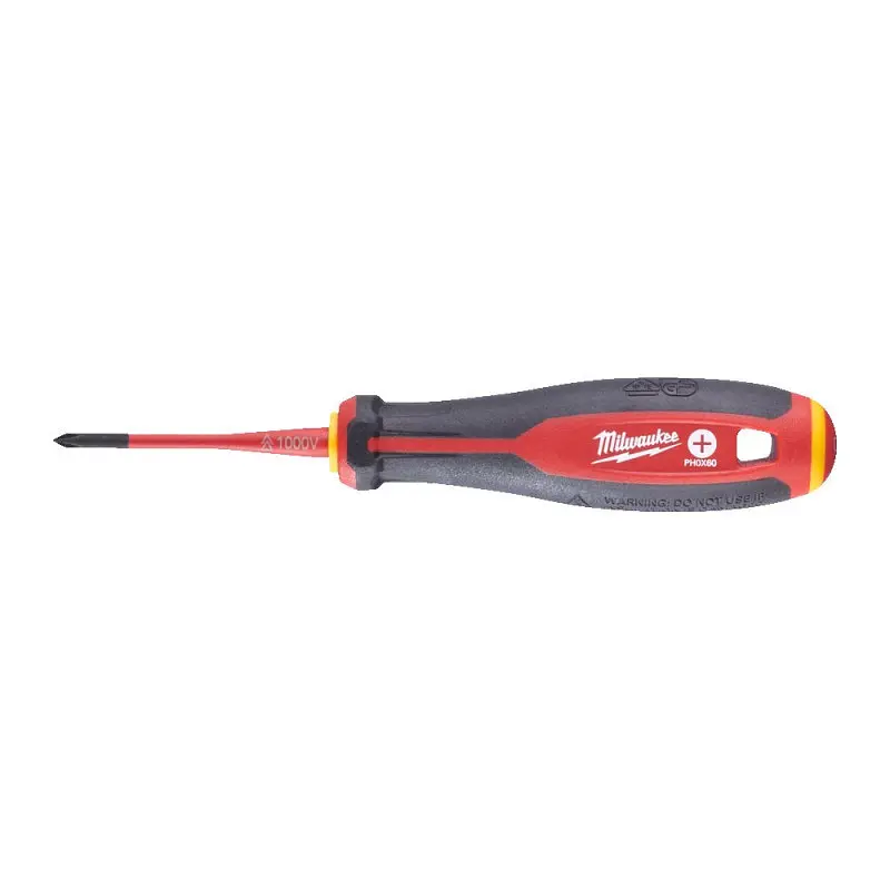 Викрутка з тригранною рукояткою ізольована VDE MILWAUKEE, PH0х60мм - фото 2