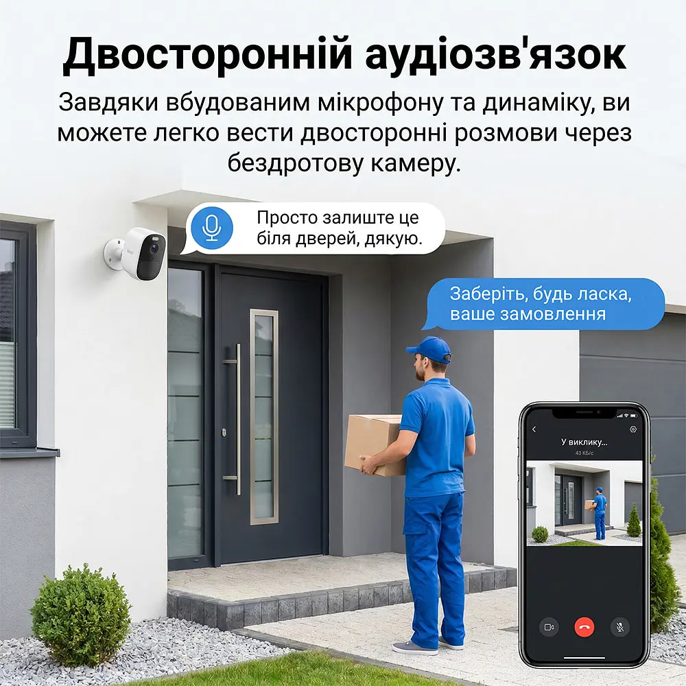 Автономна WiFi 2.4/5GHz IP-відеокамера з сонячною панеллю 5Mp Light Vision VLC-05IB-Solar (Tuya) White, f=2.8mm, на акумуляторних батареях 6000mAh (75-00341) - фото 13