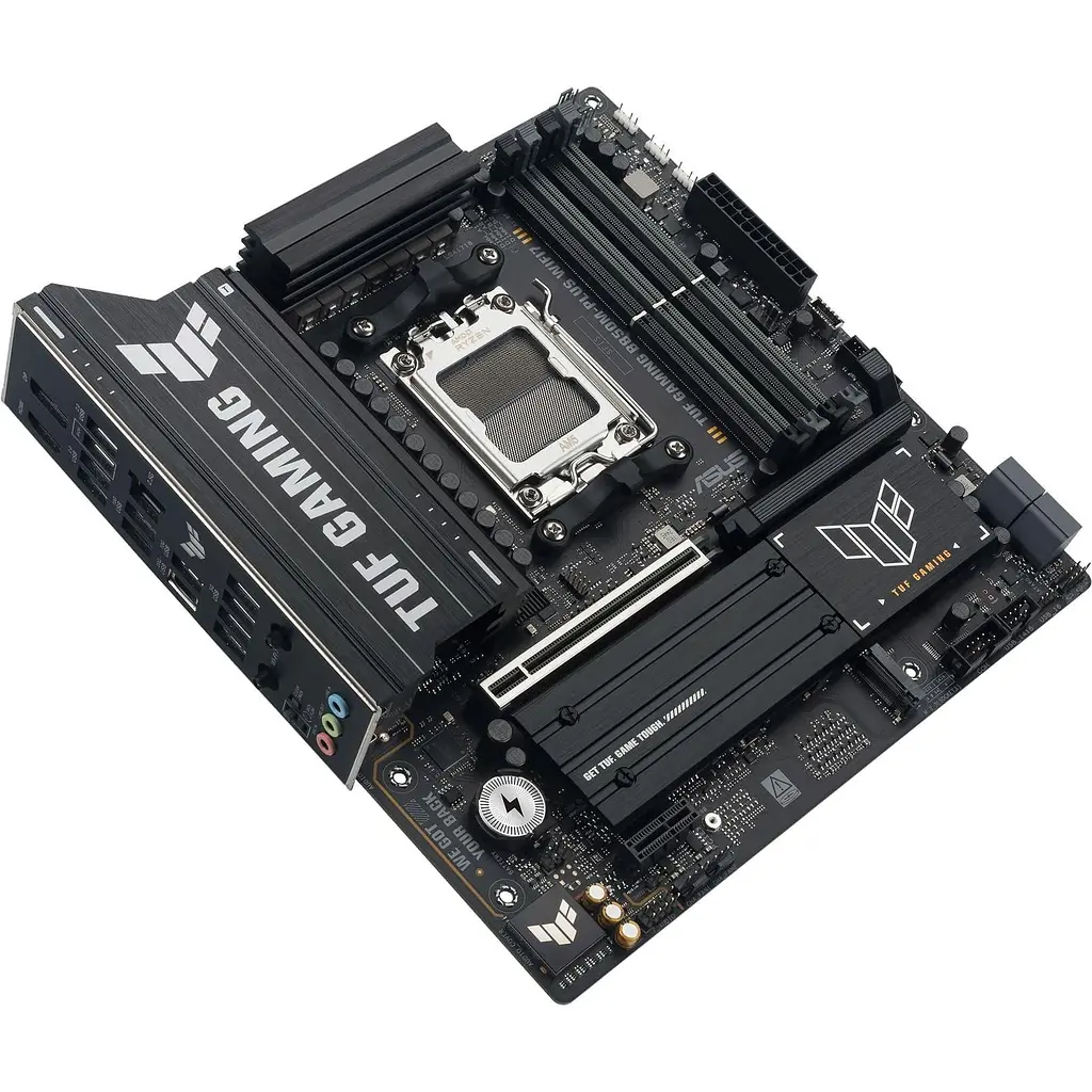 Материнська плата ASUS TUF GAMING B850M-PLUS WIFI7 (TUF GAMING B850M-PLUS WIFI7) (Socket AM5, AMD B850, Micro-ATX) - фото 4