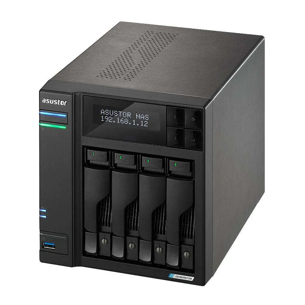 Сетевой накопитель Asustor Lockerstor 4 Gen2 (AS6704T) Black - фото 4