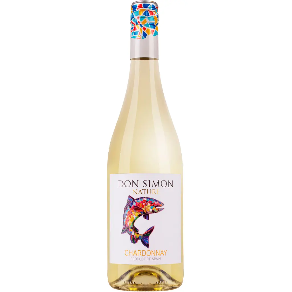 Упаковка вина Don Simon Chardonnay біле сухе 12% 9 л (0.75 л х 12 шт.) - фото 2