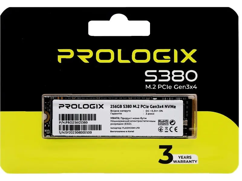 SSD-накопичувач PrologiX S380 256 GB (PRO256GS380) - фото 4