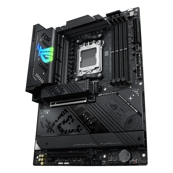 ASUS Материнська плата ROG STRIX X870-F GAMING WIFI sAM5 X870 4xDDR5 M.2 HDMI DP WiFi BT ATX - фото 10