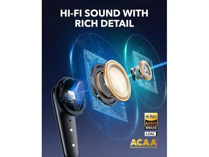 Навушники TWS ANKER SoundCore Liberty 4 Pro Black (A3954G11) - фото 8