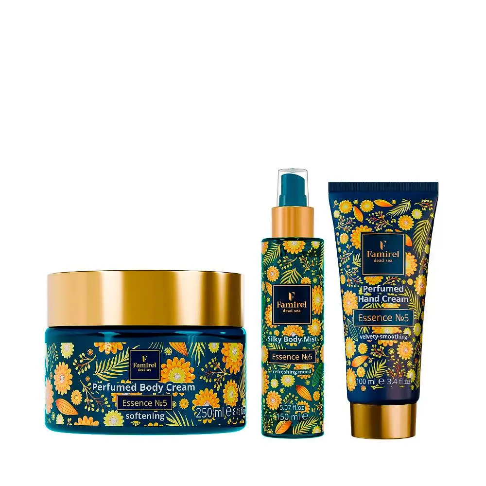 Подарунковий набір косметики для розкішного догляду Famirel Essence №5 (085434, 085588, 085533)