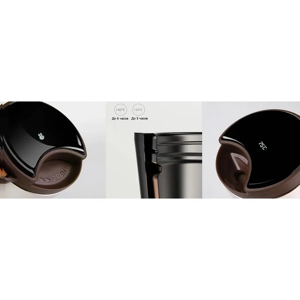 Термос Kiss Kiss Fish Smart Coffee Tumbler S-45WG - фото 3