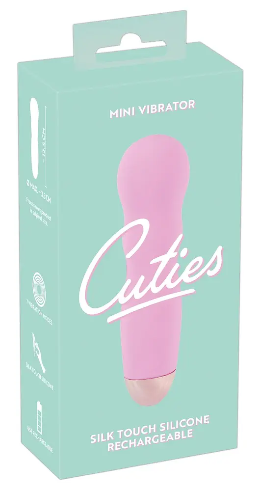 Мини вибратор Cuties Orion 12.4 см розовый - фото 3