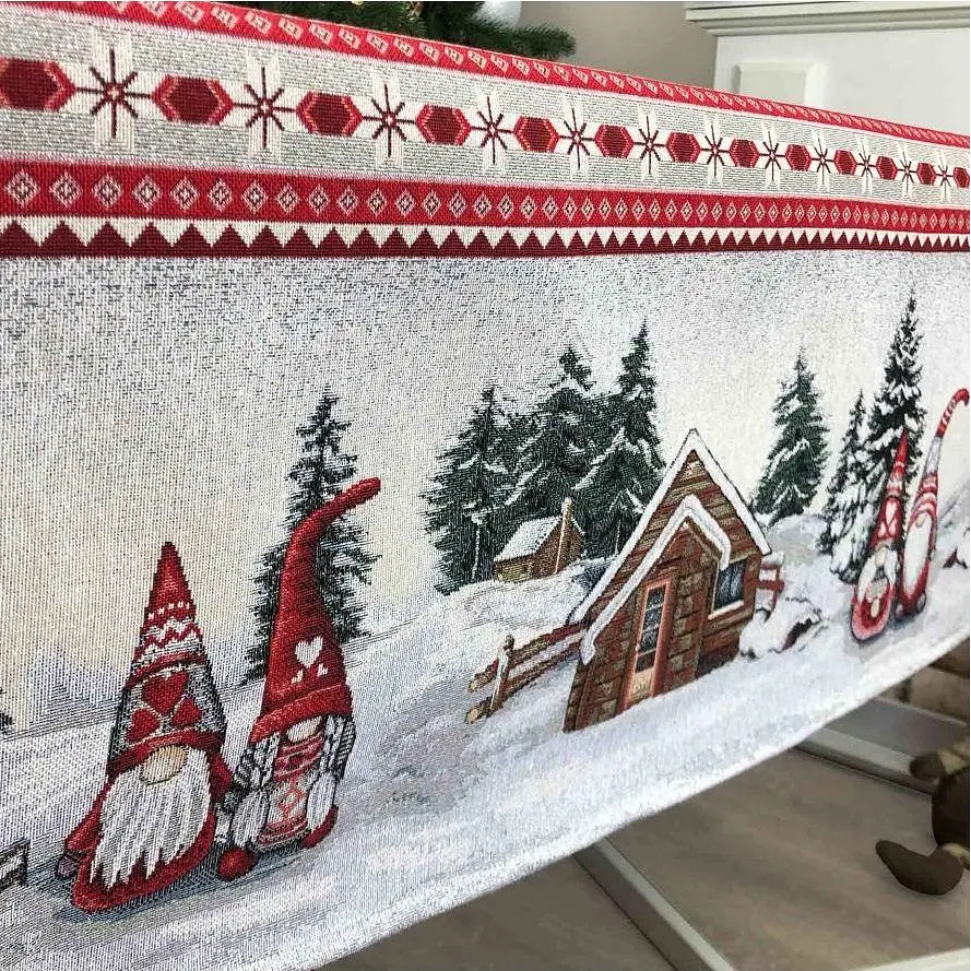 Скатерть Прованс Snowfall 140х130 см (23407) - фото 3