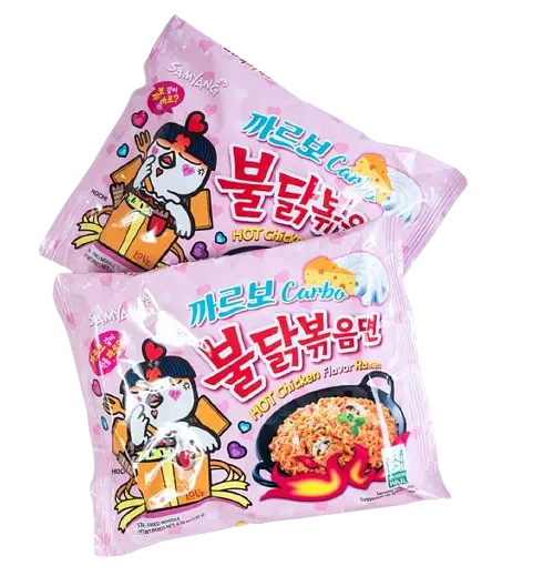 Локшина швидкого приготування Samyang Buldak Hot Chicken Flavour Ramen Carbonara 130г - фото 4