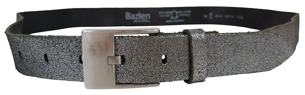 Жіночий шкіряний ремінь Bazlen RMT246 2,8 см 101 см Сріблястий - фото 2
