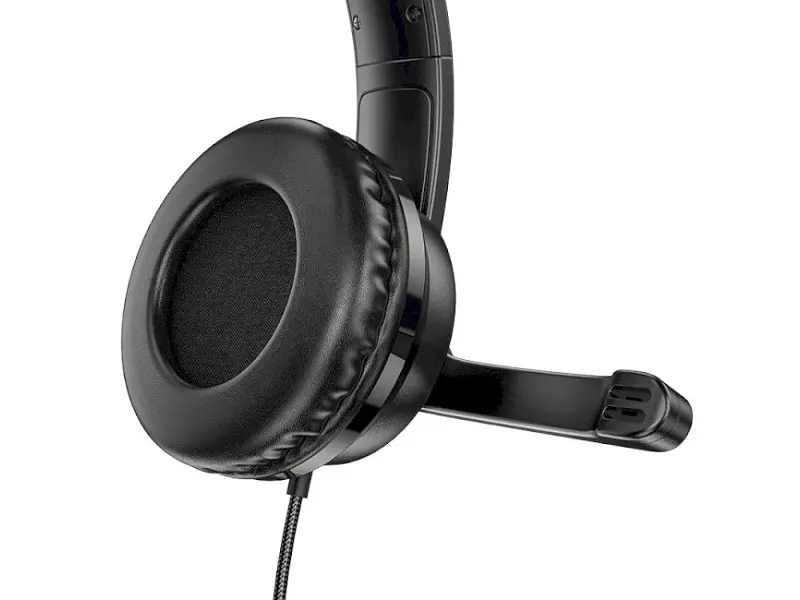 Навушники з мікрофоном Hoco W103 Magic Black (6931474741615) - фото 3