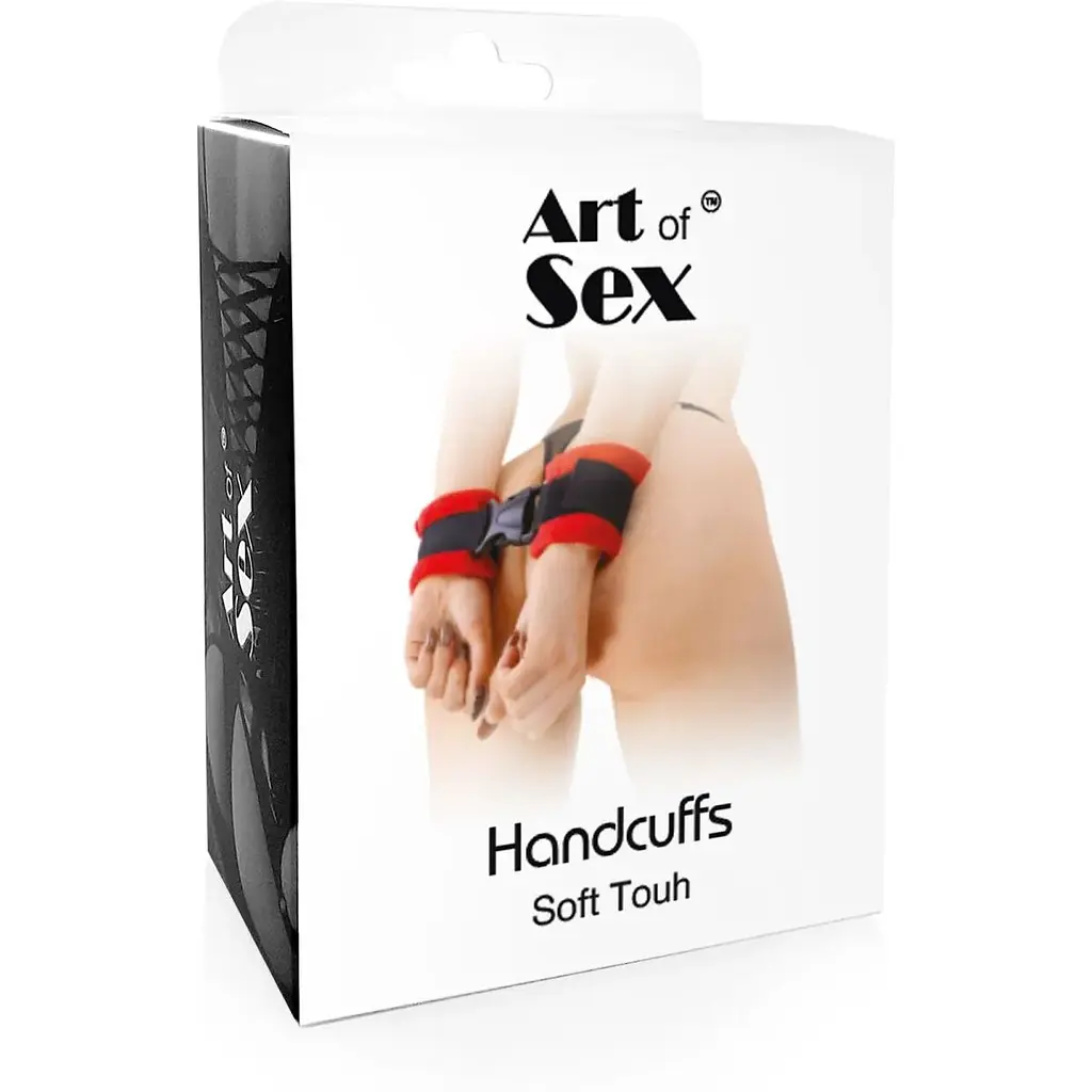 Наручники Art of Sex - Handcuffs Soft Touch Червоні - фото 4