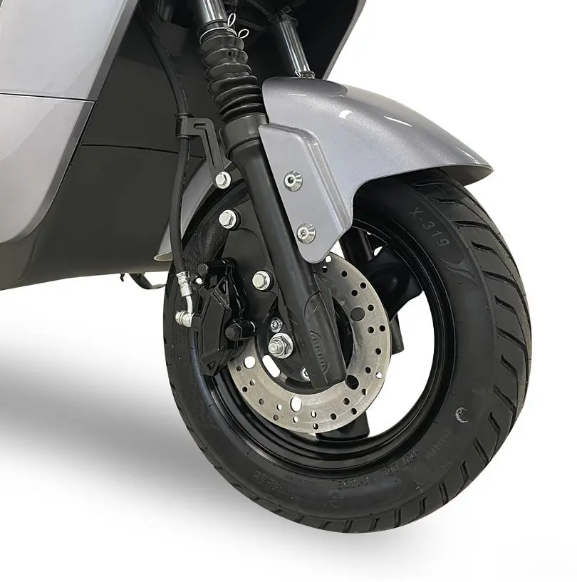 Электроскутер BeastBike Thanator 1200W серебристый - фото 7