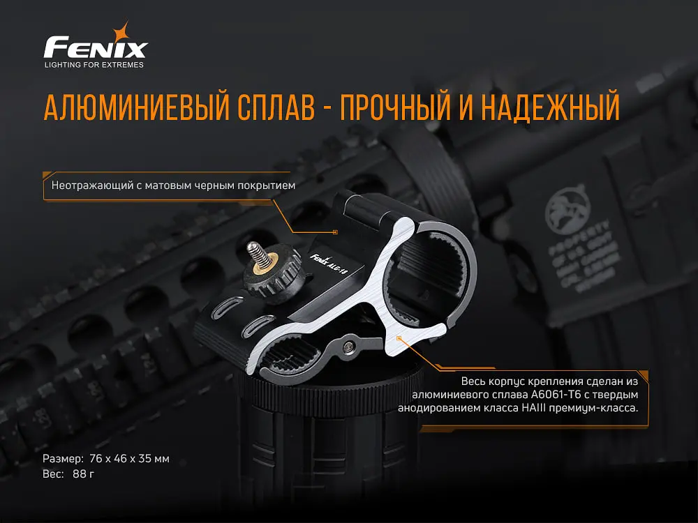 Кріплення на зброю для ліхтарів Fenix ALG-18 - фото 6