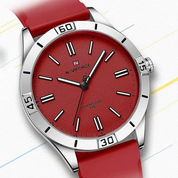 Жіночий наручний годинник Naviforce Bagira (Bordo) - фото 4