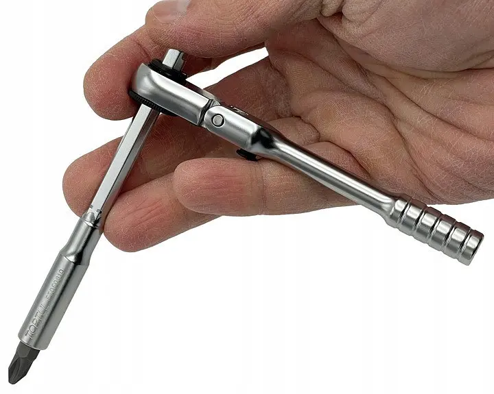 Набір біт і головок з тріскачкою Toptul 1/4" 41од. (12-гр.) Toptul GADW4502 - фото 6
