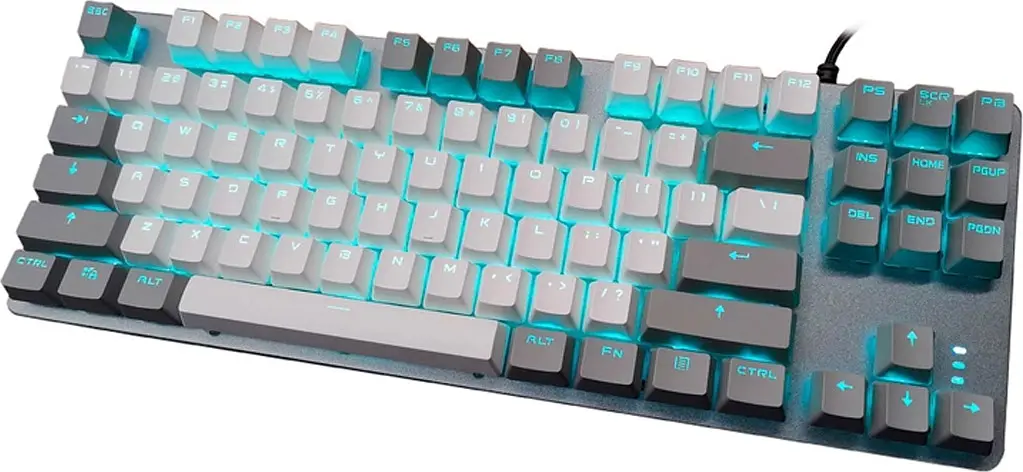 Клавіатура Aula F3287 Keycap KRGD Blue Switch UA Grey/White (6948391240954) [90995] - фото 4