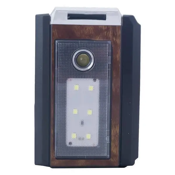 Радіоприймач переносний Golon RX-382 FM/AM/SW з ліхтарем LED Коричневий (1931177197) - фото 6