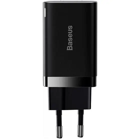 Мережевий зарядний пристрій Baseus Super Si Pro 30W USB-C + USB-A Black (CCSUPP-E01) [102000] - фото 6