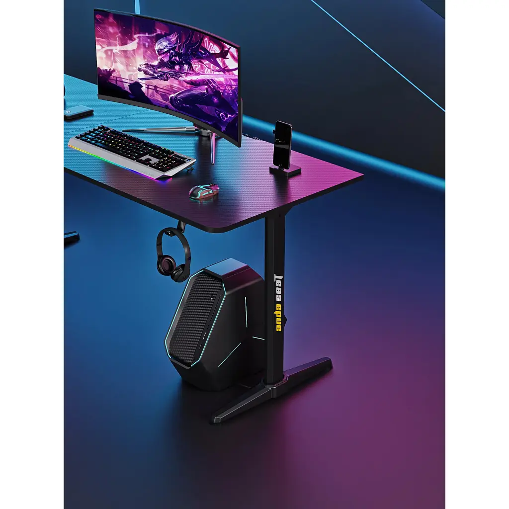 Комп'ютерний ігровий стіл Anda Seat Wind Seeker Black (AD-D-PT-1600-01-B) [123499] - фото 19