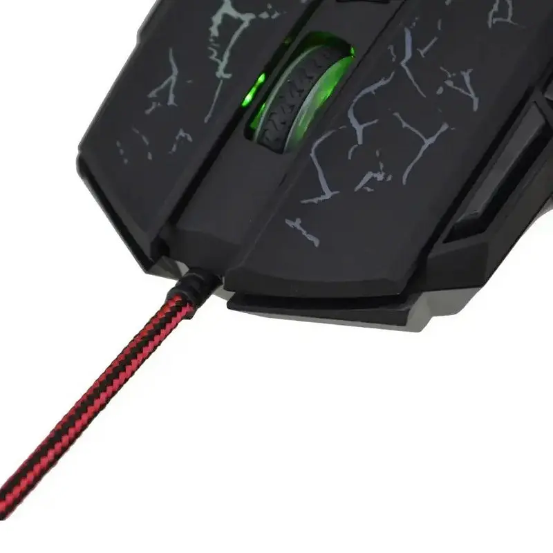 Миша провідна ігрова з підсвіткою CNV Gaming Mouse X7 8890 Black - фото 3