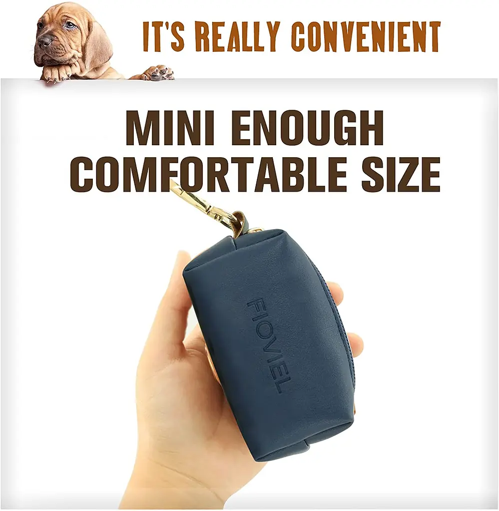 Диспенсер для біопакетів Fioviel dog poop bag dispenser синій - фото 4