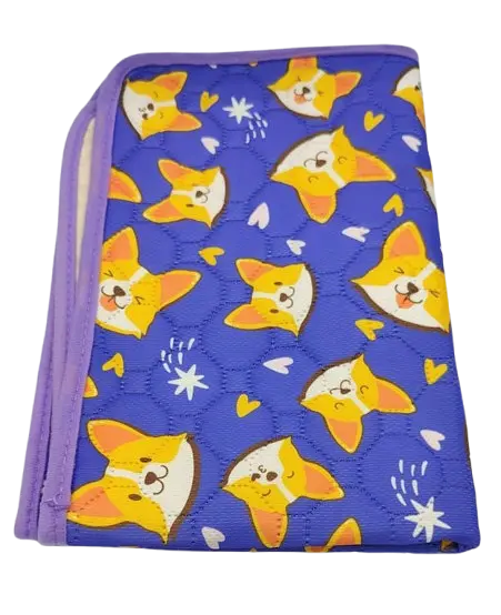 Багаторазова пелюшка для дітей Cute Corgi без антиковзаючого шару, 50х70 см - фото 3