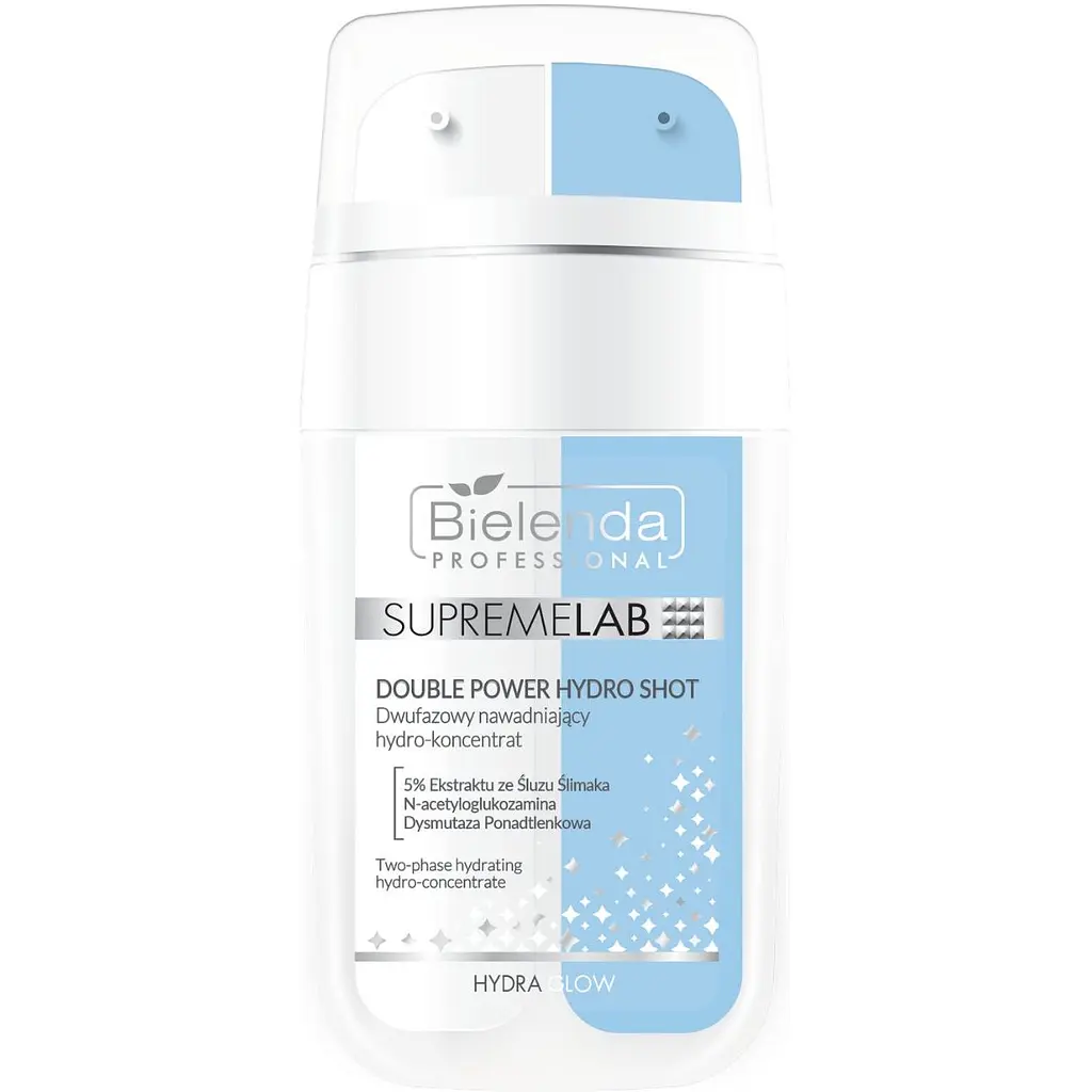 Двухфазный увлажняющий гидроконцентрат Bielenda Supremelab Hydra Glow Double Power Hydro Shot 30 мл - фото 2