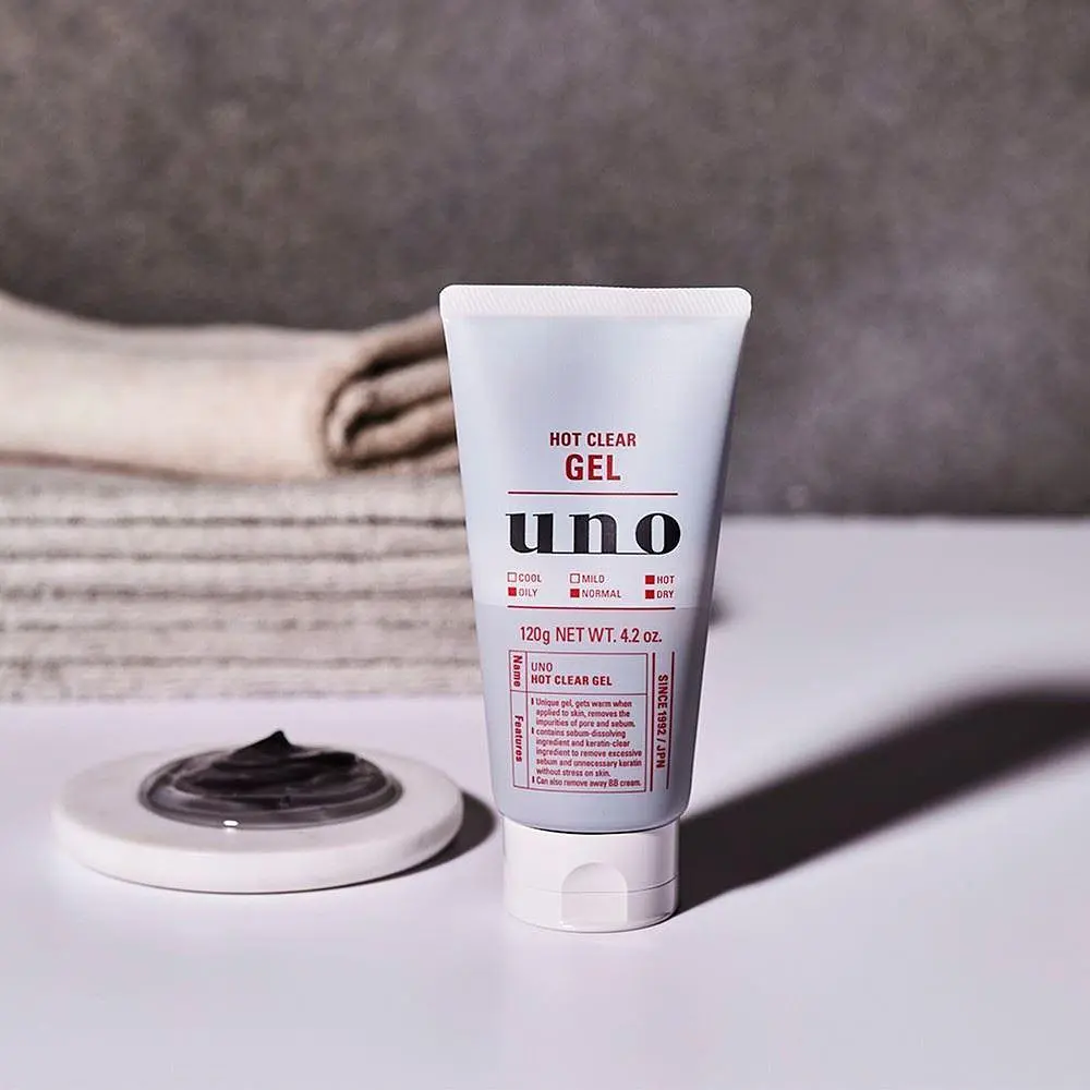 Гель Uno FineToday Hot Clear Gel для глибокого очищення з термоефектом для чоловічої шкіри 120 г - фото 2