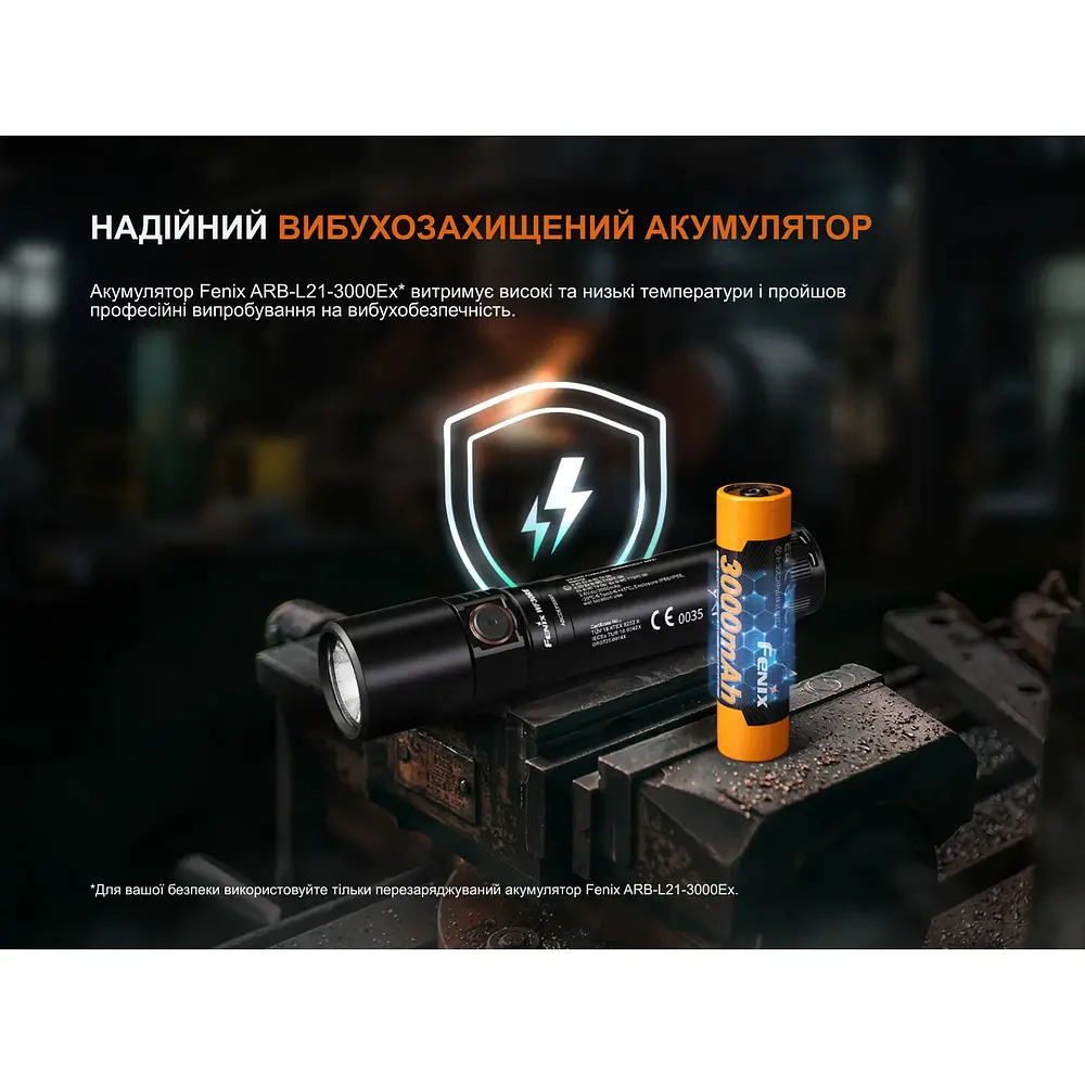 Вибухобезпечний ручний ліхтар Fenix WF30RE Spark - фото 13