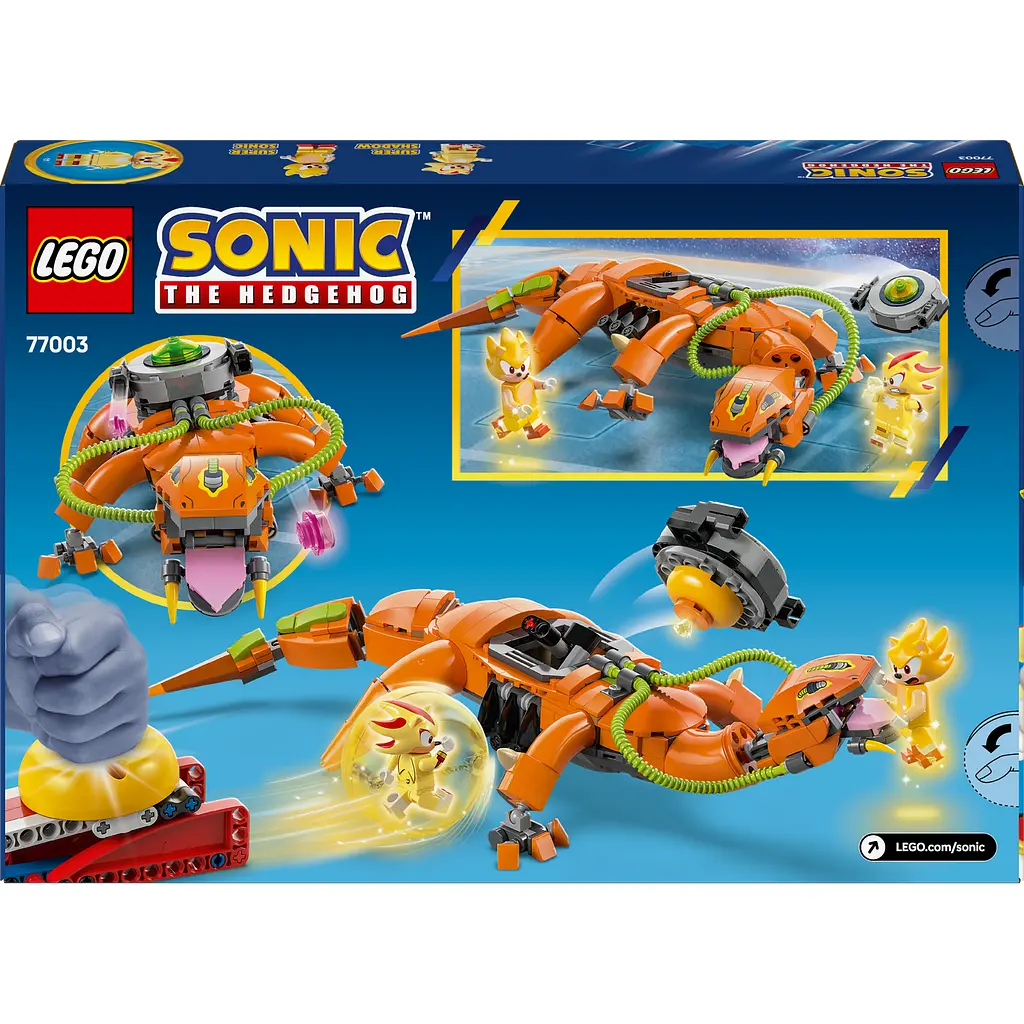 Конструктор LEGO Sonic the Hedgehog Super Shadow vs. Biolizard 419 деталей (77003) - фото 2