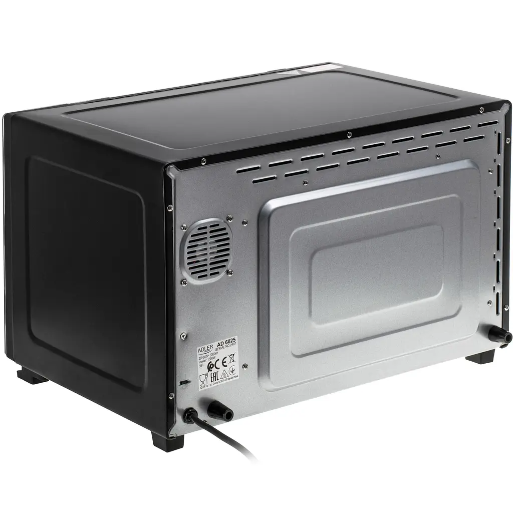 Электрическая печь Adler AD 6025 1500Вт/ 35л /электроплита/ механическое управление/черная - фото 8