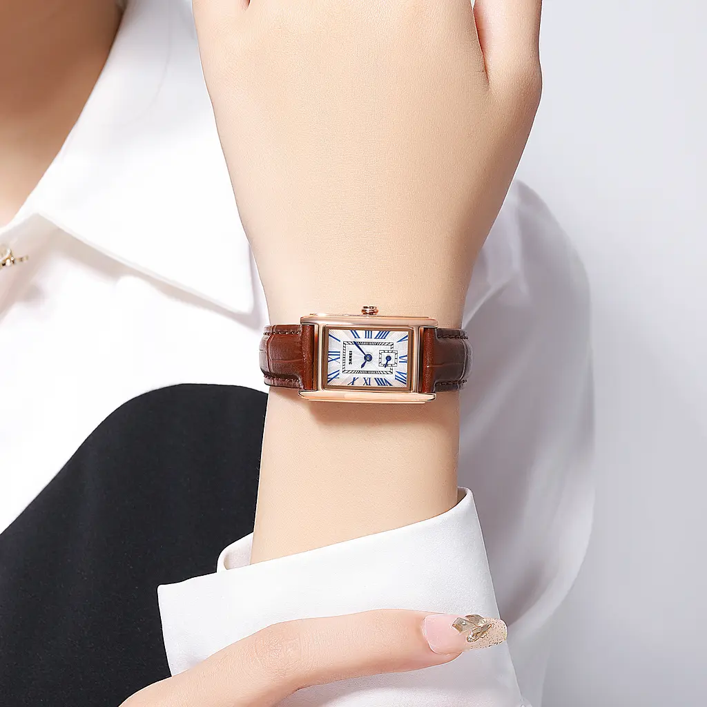 Наручний годинник жіночий 2297RGBN Rose Gold-Brown Skmei acs0030034 - фото 3