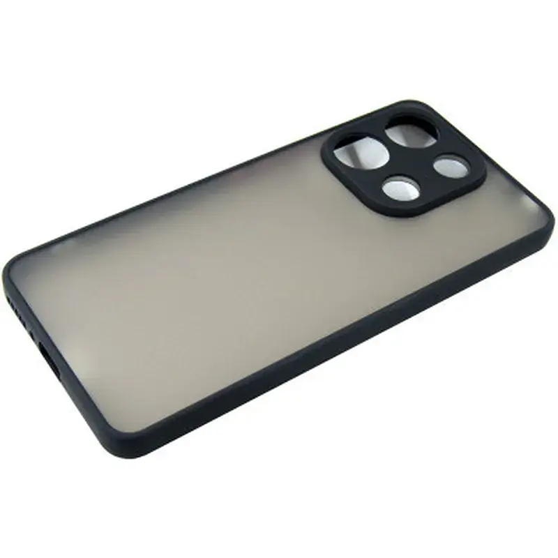 Чохол до мобільного телефона Dengos Matte Xiaomi Redmi Note 13 4G (black) (DG-TPU-MATT-140) - фото 4