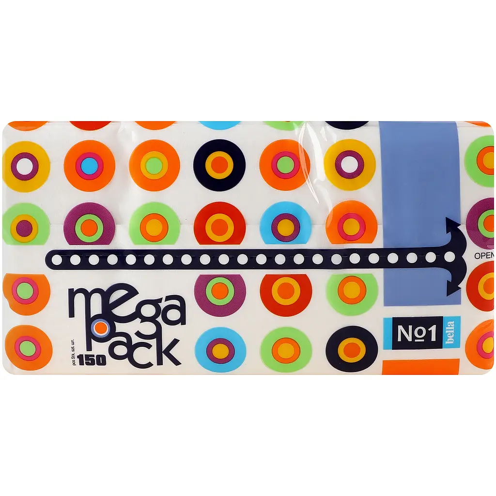 Серветки косметичні Bella №1 Mega Pack, 150 шт. - фото 2