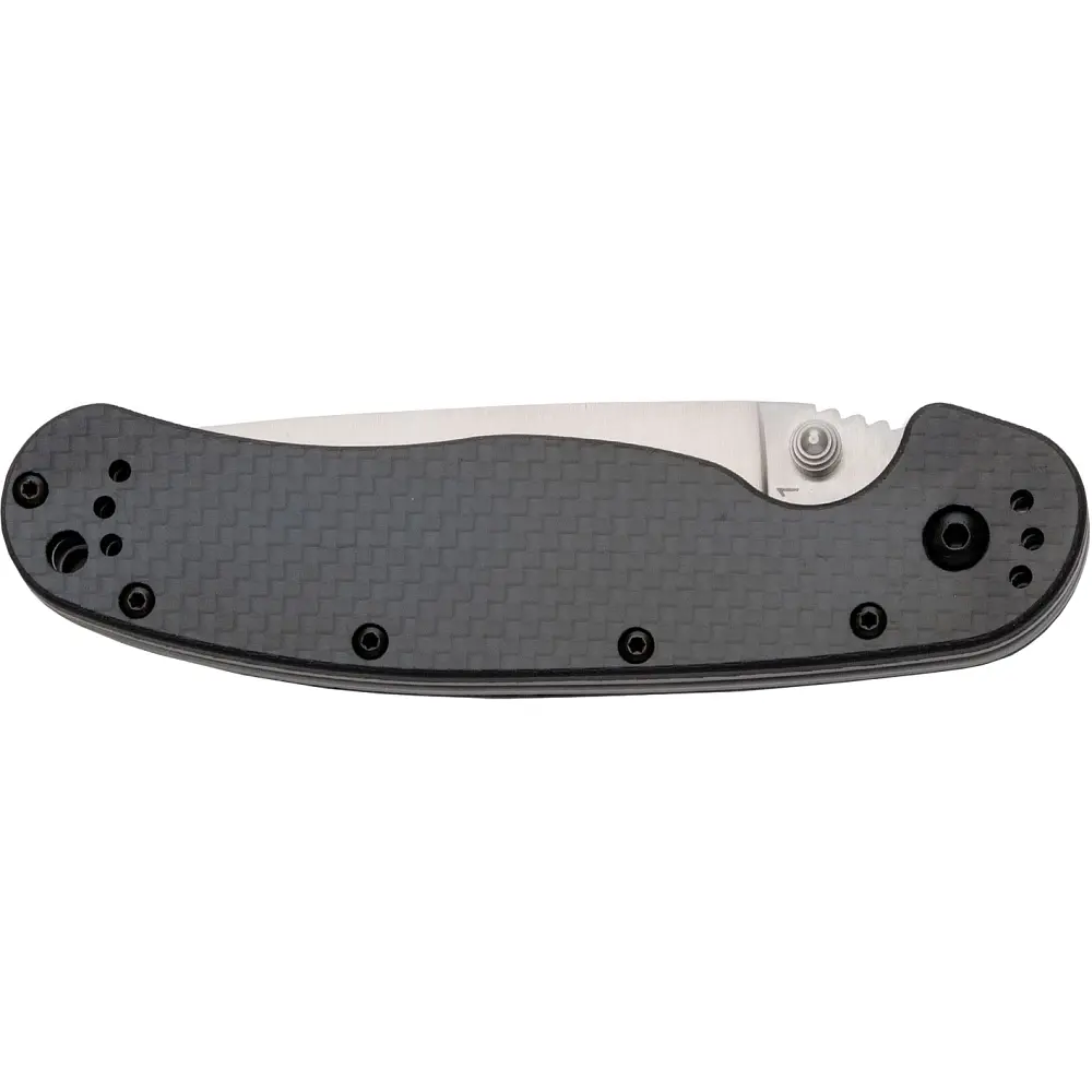 Ніж Ontario Knife RAT I D2 Carbon Fiber Black - фото 2