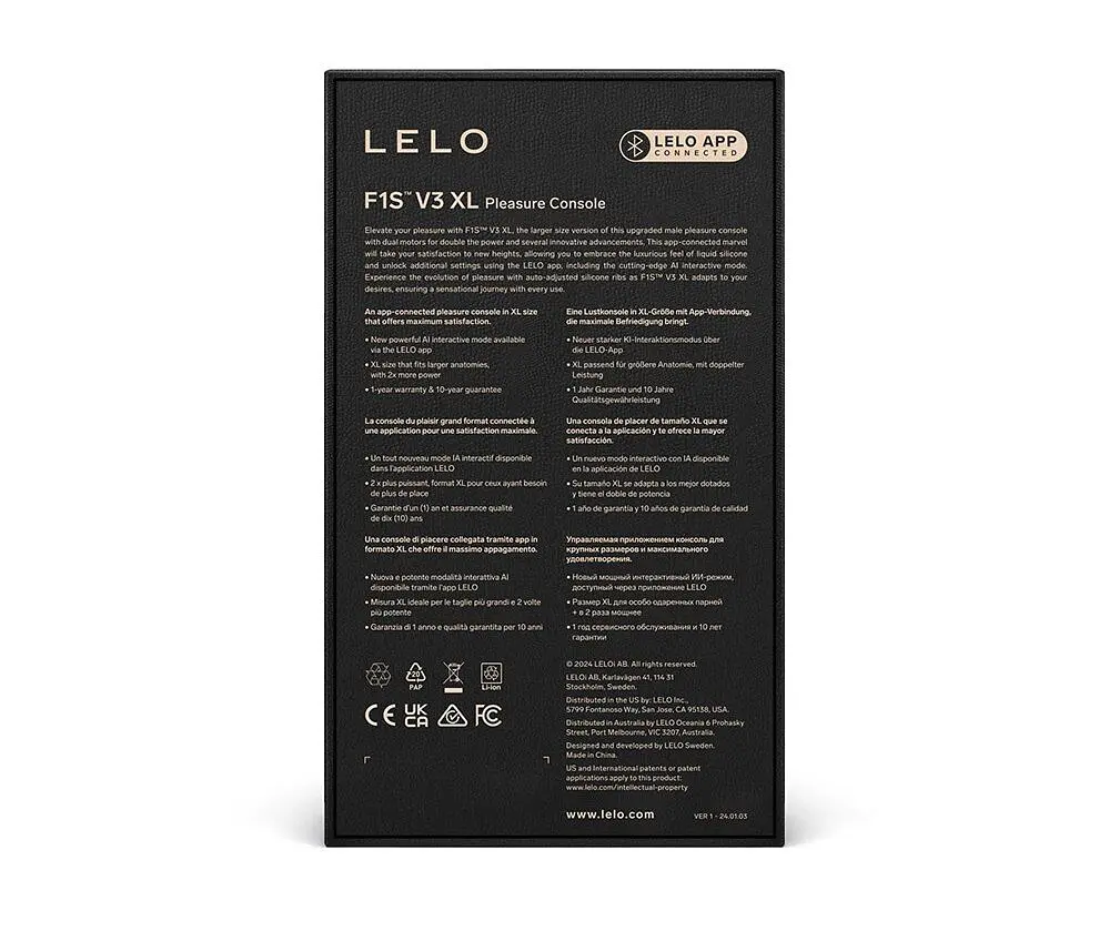 Смарт-мастурбатор LELO F1S V3 XL Teal, збільшений, 2 мотори, 8 режимів, стимуляція звуковими хвилями - фото 5