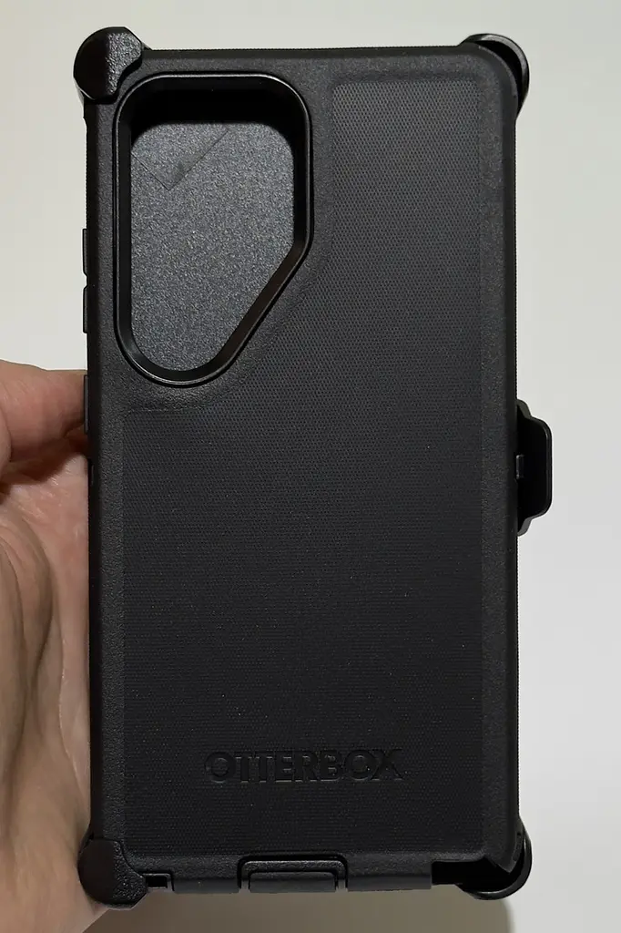 Оригінальний протиударний чохол для Samsung Galaxy S25 Ultra OtterBox Defender Black 77-97480 з кліпсою - фото 8