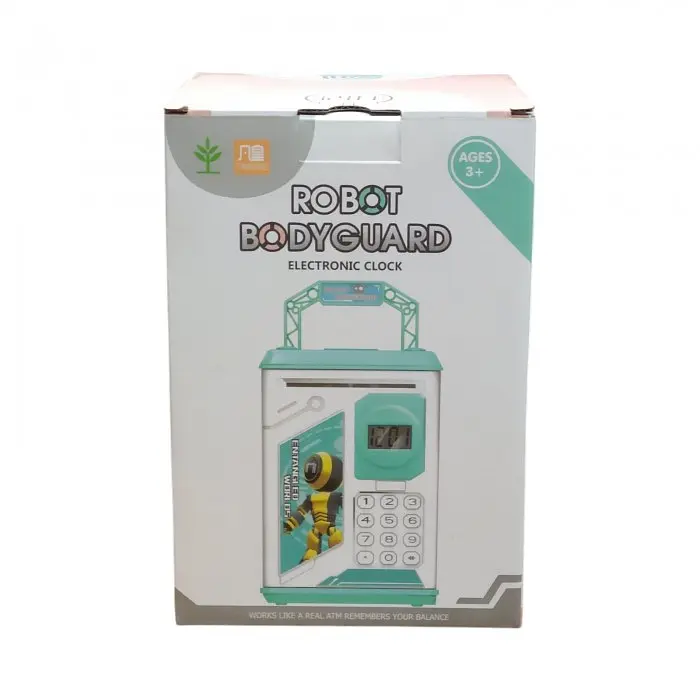 Дитяча скарбничка-сейф із кодовим замком рожева Money Box - фото 5
