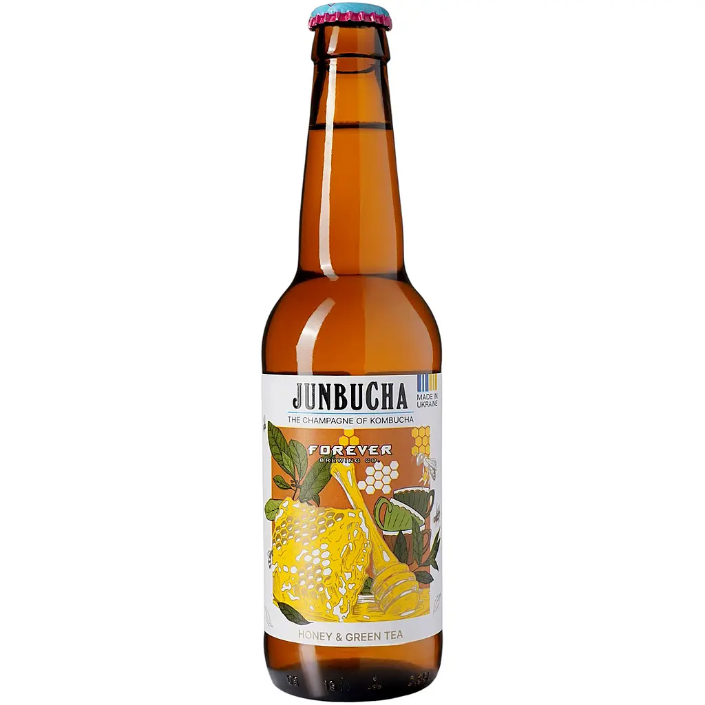 Напій безалкогольний слабогазований Forever Janbucha Honey & Green Tea 0.35 скло - фото 2