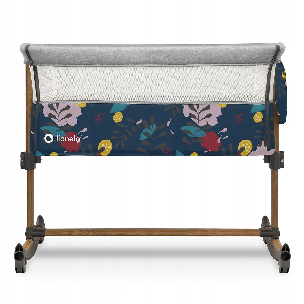 Кроватка приставная 3 в 1 Lionelo Leonie Blue navy - фото 3