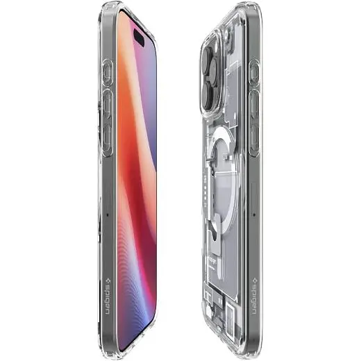 Чохол Spigen Ultra Hybrid MagSafe Zero One White для iPhone 16 Pro Max (ACS08005) - фото 4