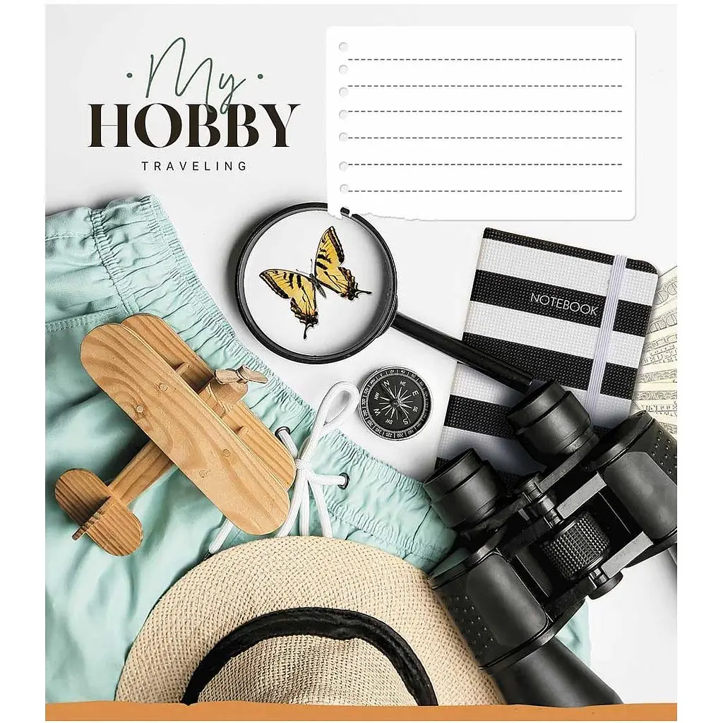 Зошит учнівський Школярик My hobby, в лінію, 18 аркушів, ВД-лак, 25 шт. (018-3215L) - фото 3