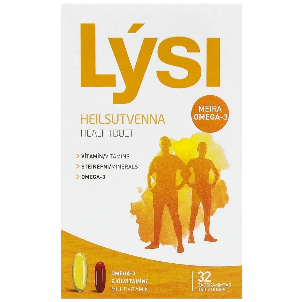 Омега-3 Lysi Health duet комплекс з мультивітамінами капсули 1000 мг №64 4 упак. - фото 2