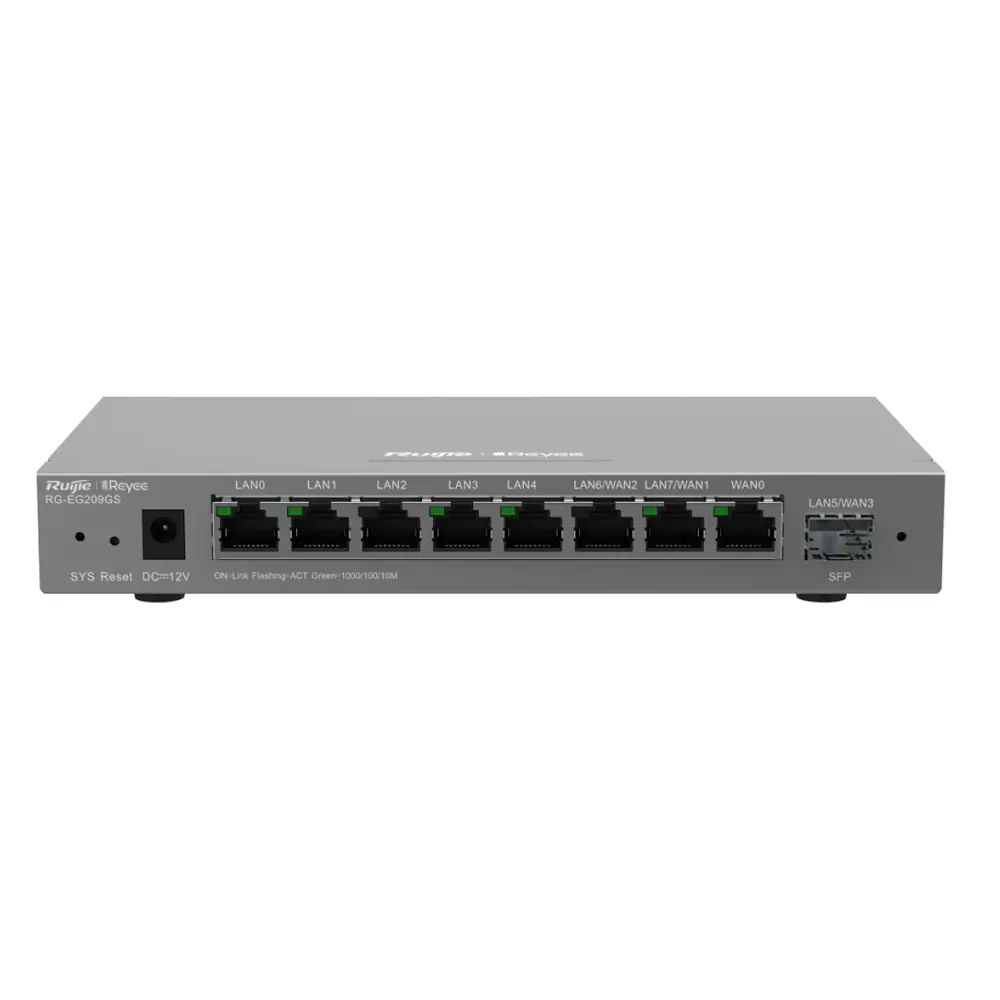 Керований 9-портовий SFP-роутер Ruijie RG-EG209GS гігабітний (99-00011700)